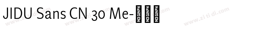 JIDU Sans CN 30 Me字体转换